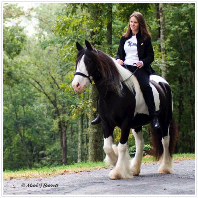 Katie loves to ride Essy.