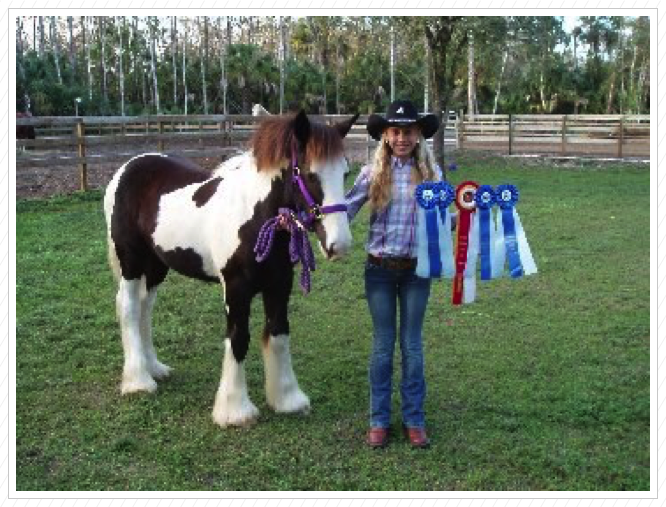 Joy & Ariel showing all their winnings!