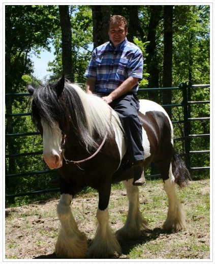 Dad even goes for a ride.