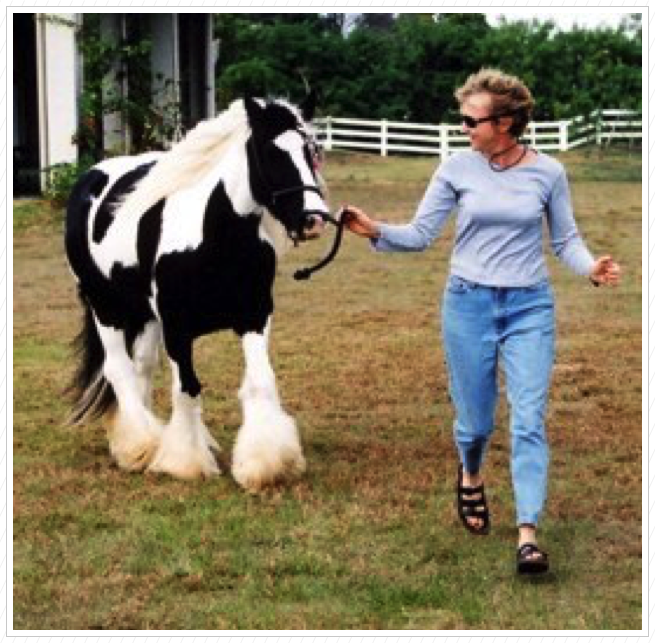 In step with Mom!